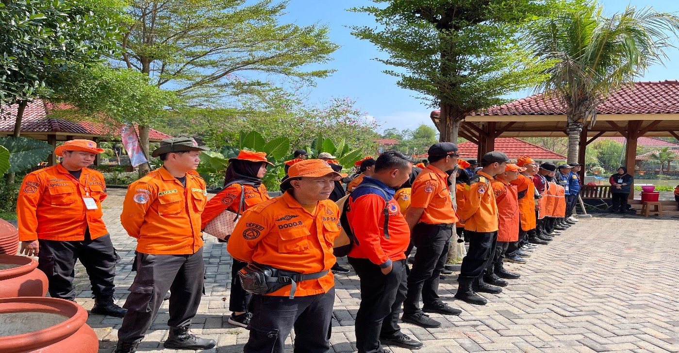 BPBD Kota Cilegon Mengikuti kegiatan Jambore Relawan Kebencanaan 2024